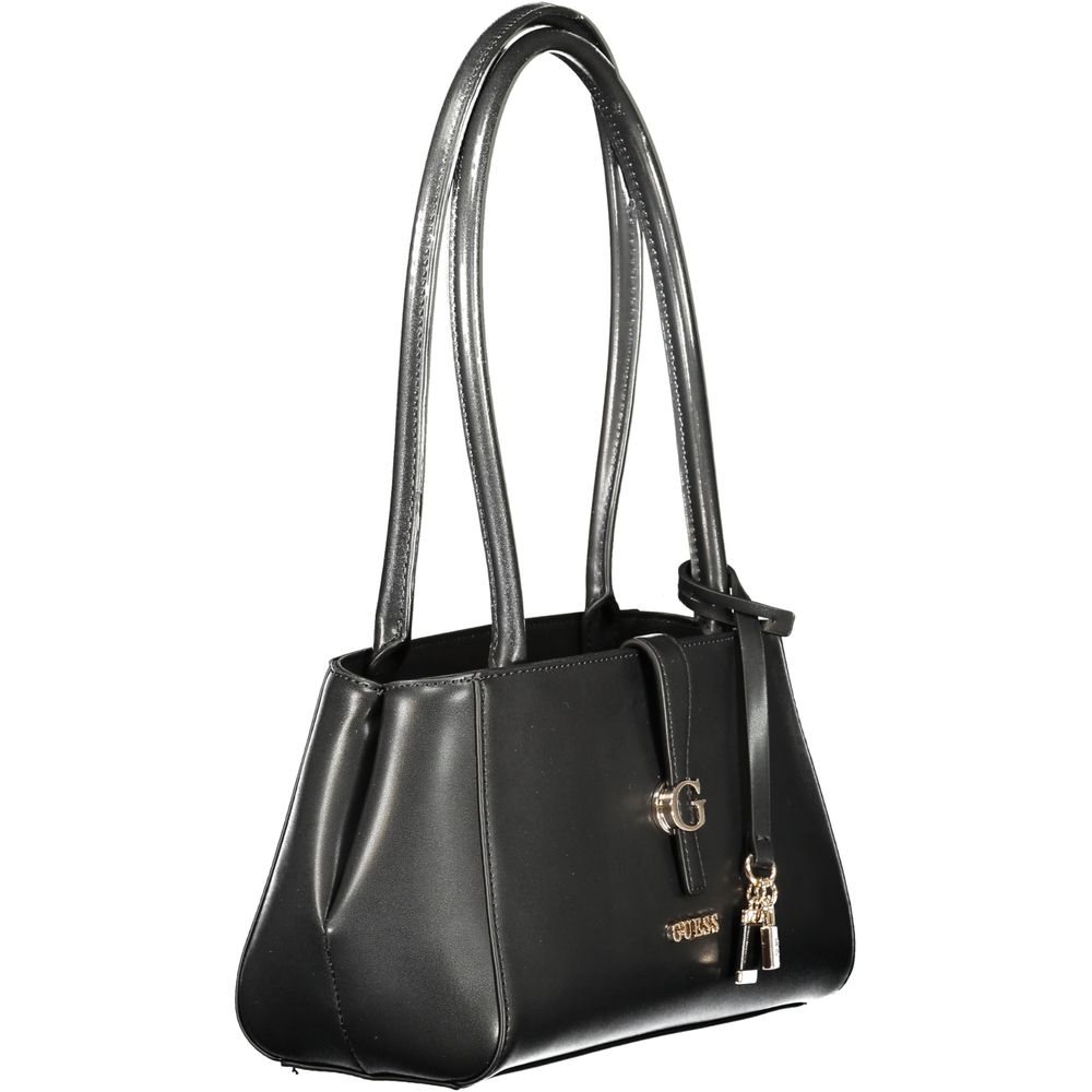 Guess Jeans Nero Poliuretano Donna Shoulder Bag - HBPS Beauty & Fashion