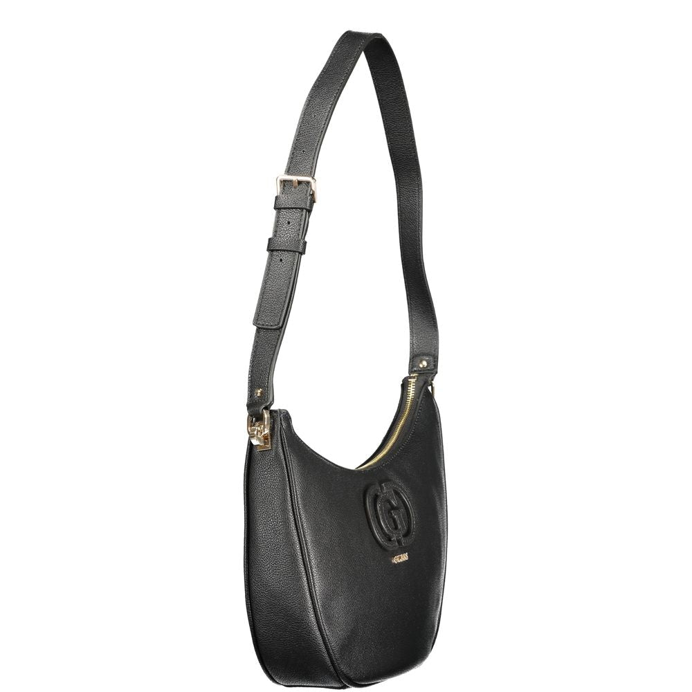Guess Jeans Nero Poliuretano Women Handbag - HBPS Beauty & Fashion