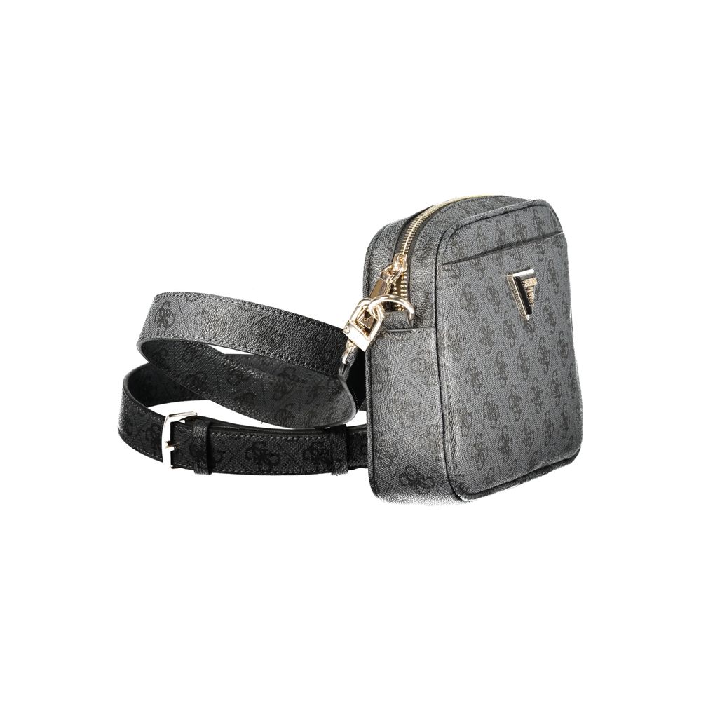 Guess Jeans Nero Poliuretano Women Handbag - HBPS Beauty & Fashion