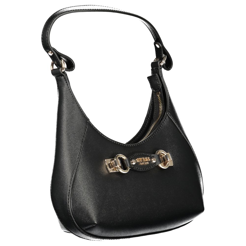 Guess Jeans Nero Poliuretano Womens Handbag - HBPS Beauty & Fashion