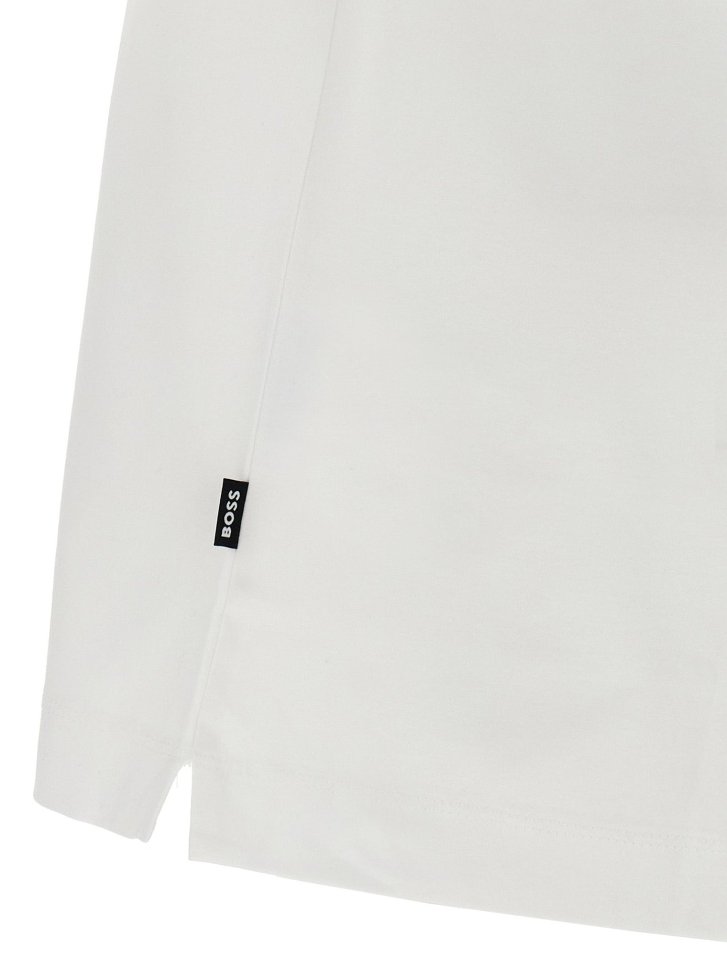 Hugo Boss White Cotton T-Shirt - HBPS Beauty & Fashion