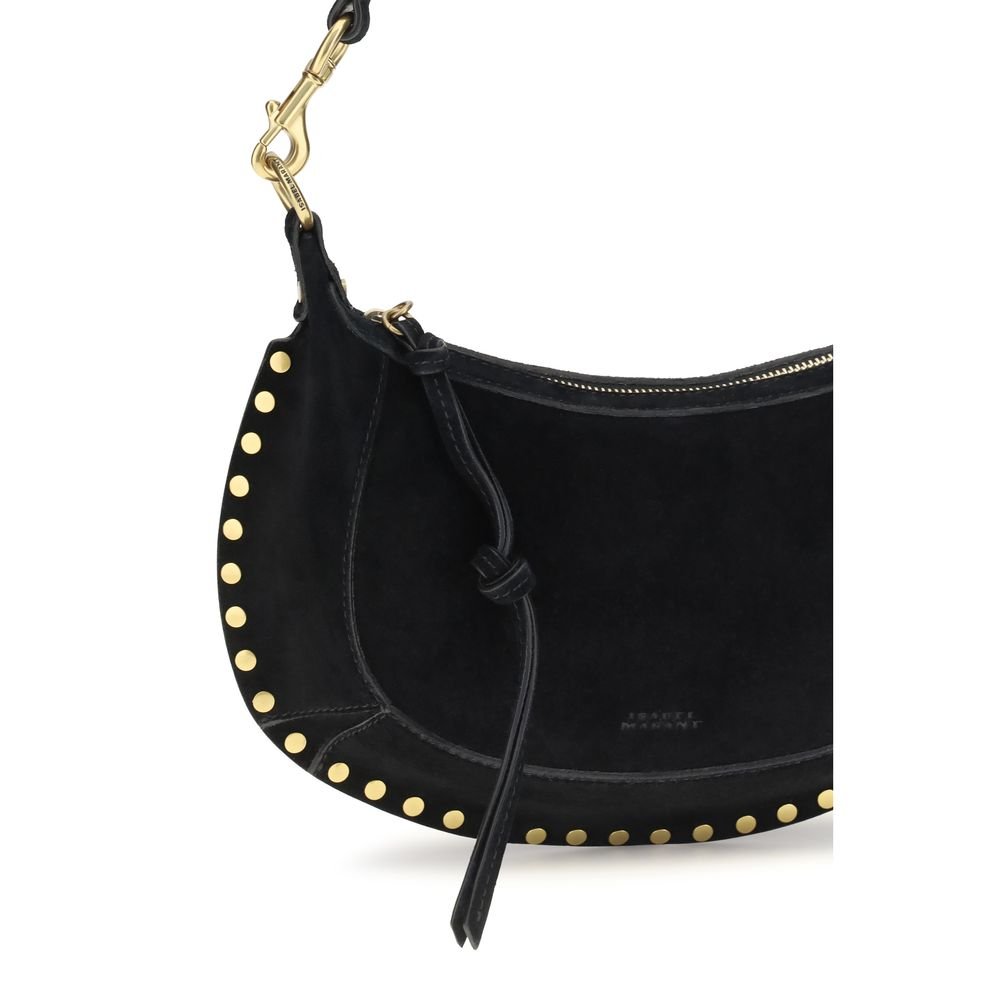 Isabel Marant Black Calf Leather Bos Taurus Shoulder Bag - HBPS Beauty & Fashion