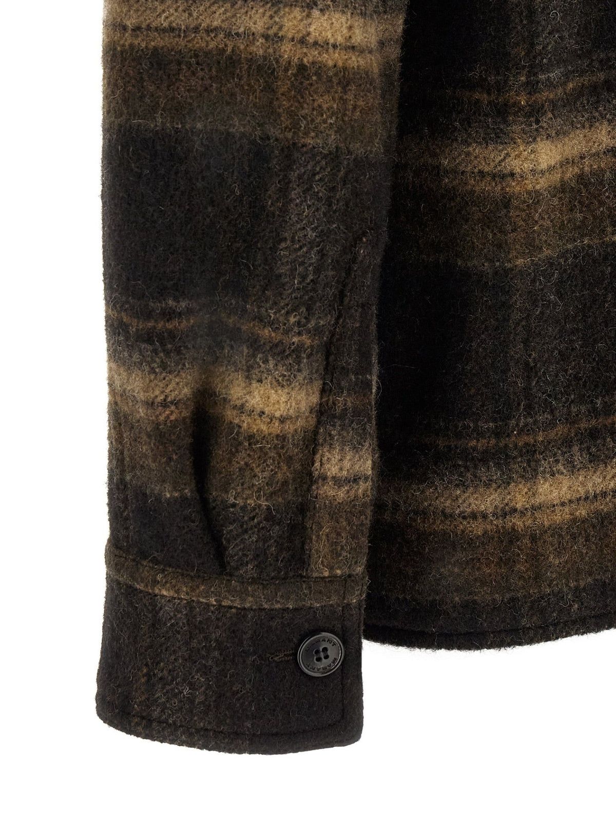 Isabel Marant Brown Wool Full-Length Jacket - HBPS Beauty & Fashion