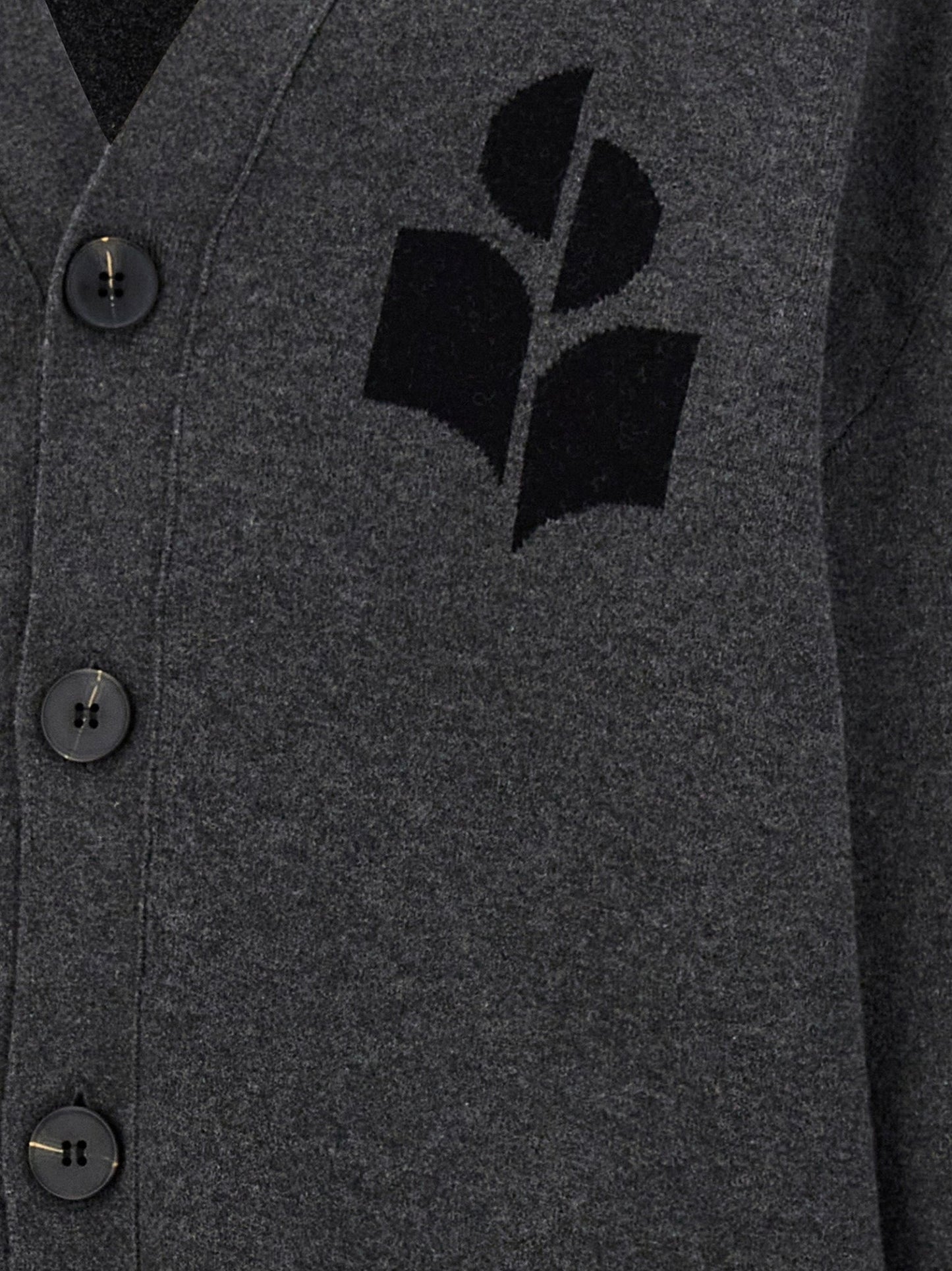 Isabel Marant Gray Cotton Cardigan - HBPS Beauty & Fashion