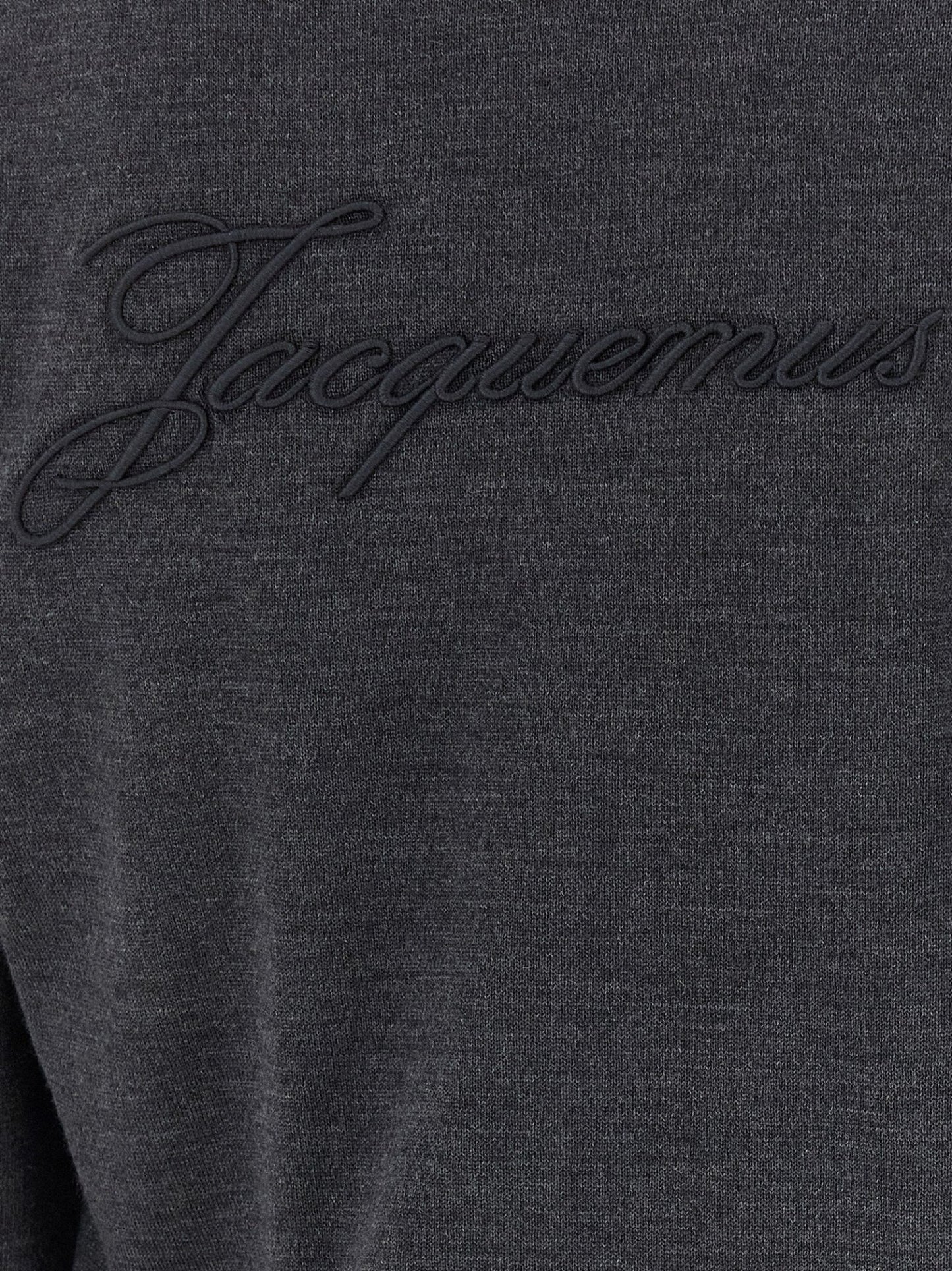 Jacquemus Gray Merino Wool Cardigan - HBPS Beauty & Fashion