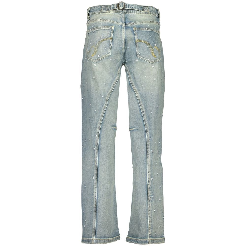 Jean Desigual femme en coton bleu clair – DE-47144 - HBPS Beauty & Fashion