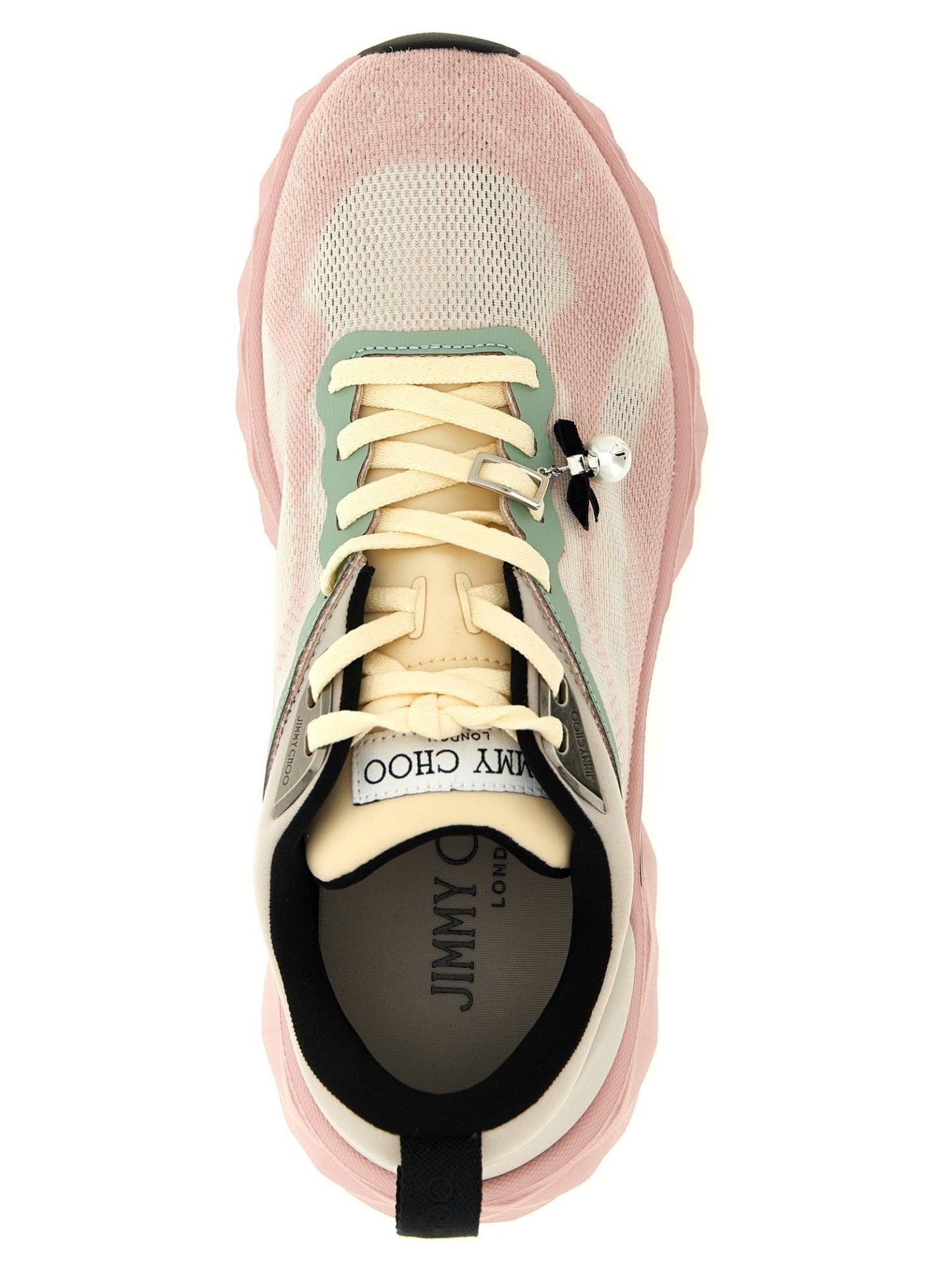 Jimmy Choo Multicolor Tencel Athletic Sneakers - HBPS Beauty & Fashion