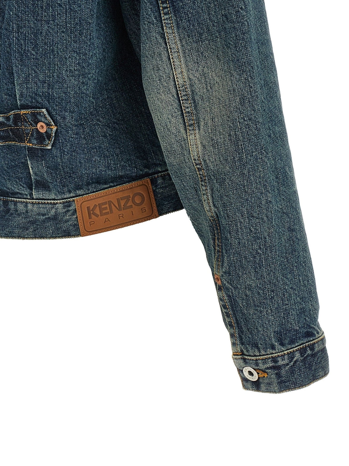 Kenzo Blue Cotton Denim Jacket - HBPS Beauty & Fashion