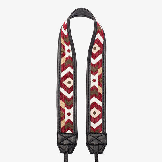 Limited Edition - Jaipur #115 - Fabric & Leather camera strap