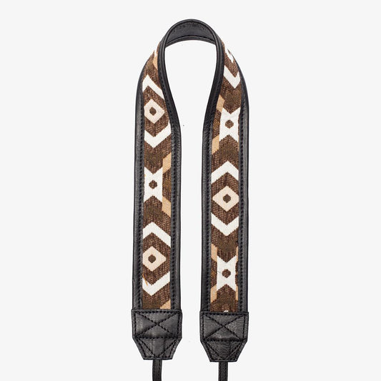 Limited Edition - Jaipur #116 - Fabric & Leather camera strap