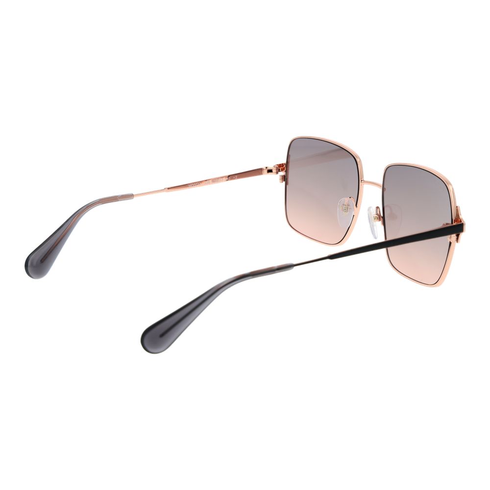 Lunettes de soleil Max & Co femme carrées en métal or rose – MA-1066345 - HBPS Beauty & Fashion