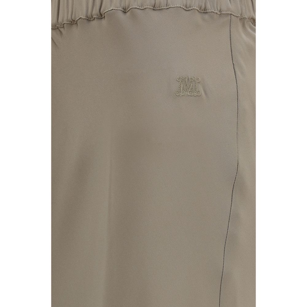 Max Mara Beige Silk Long Skirt - HBPS Beauty & Fashion