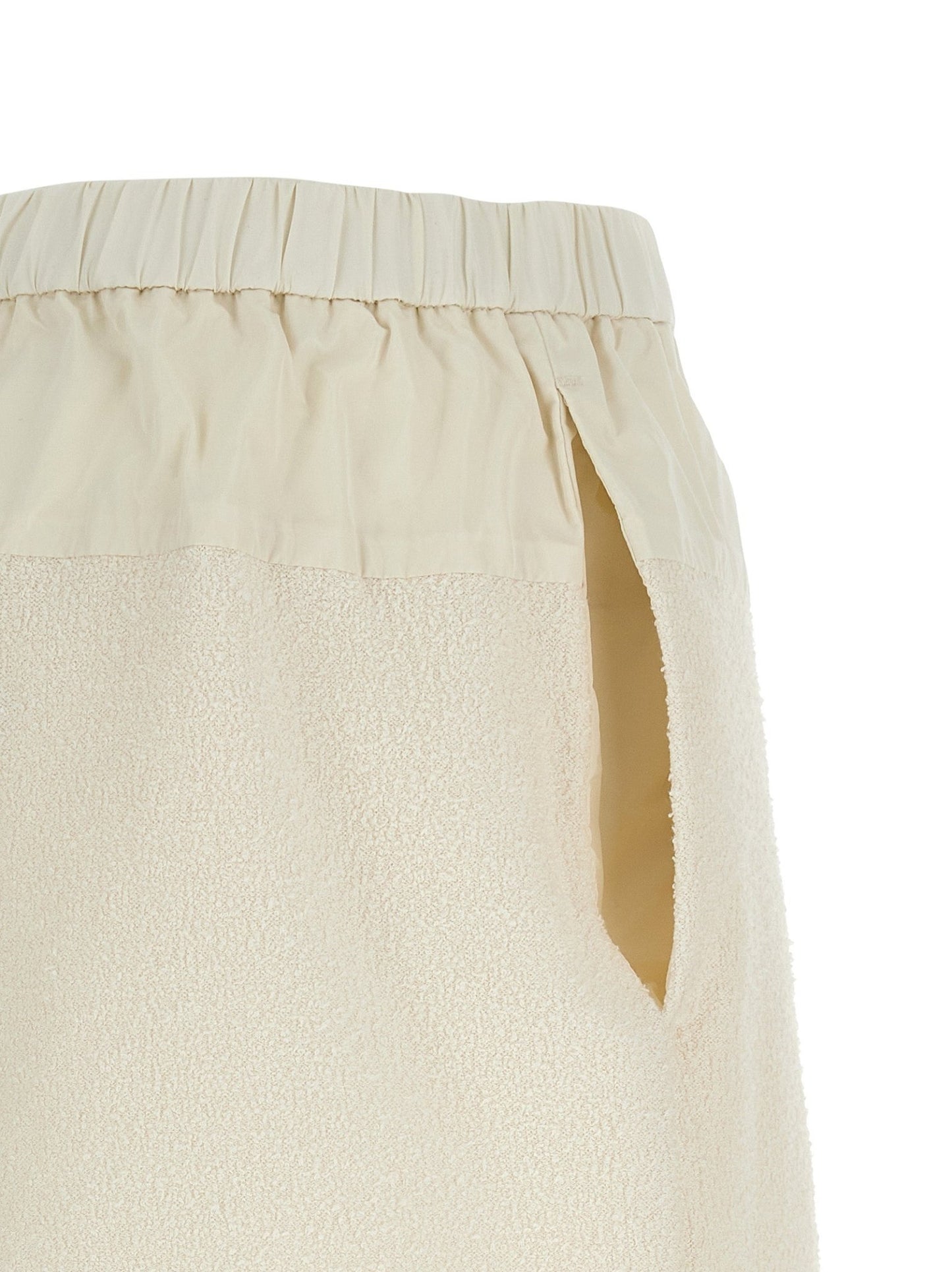 Moncler White Polyester Bermuda Shorts - HBPS Beauty & Fashion