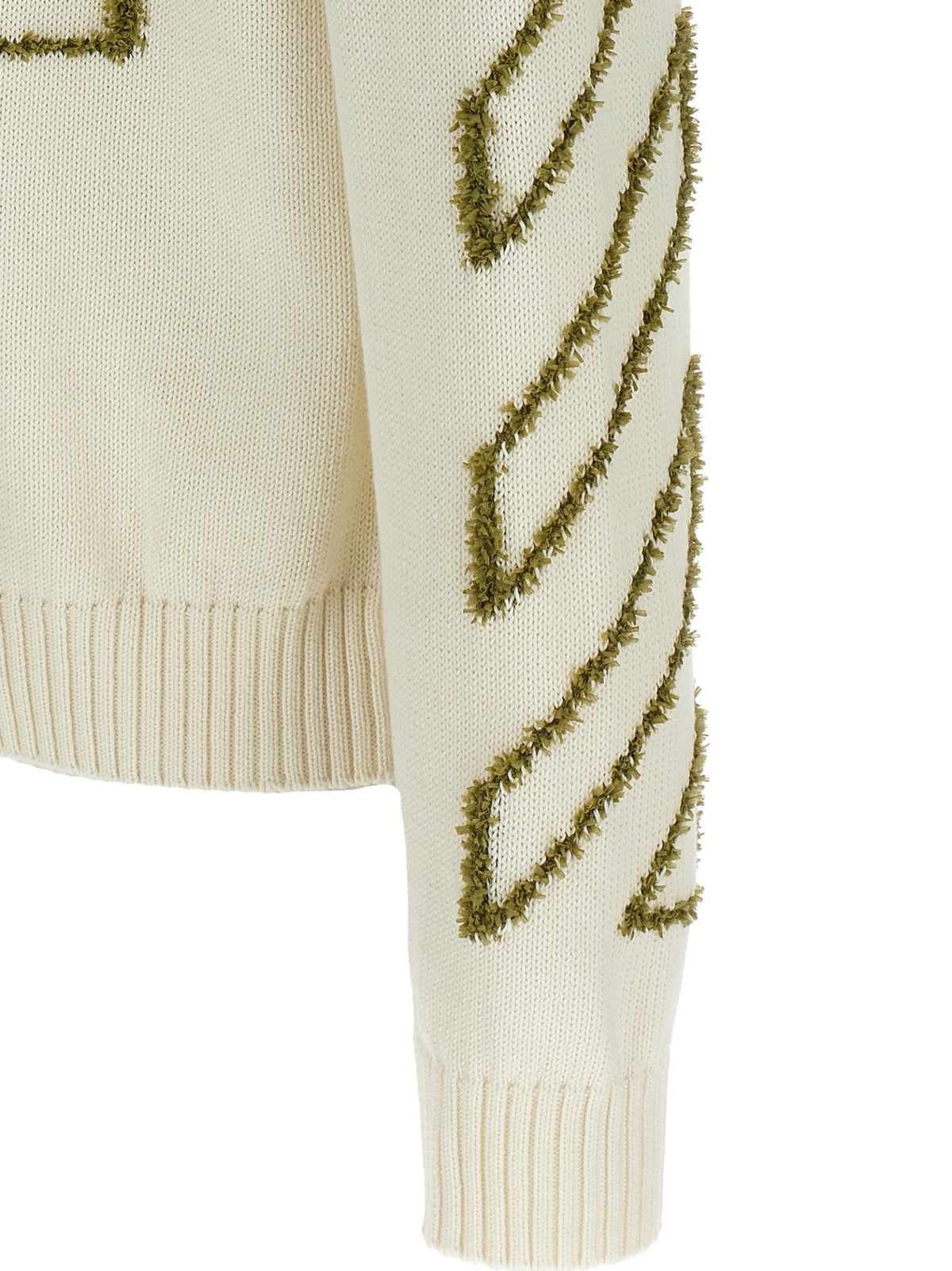 Off-White Beige Cotton Cardigan - HBPS Beauty & Fashion
