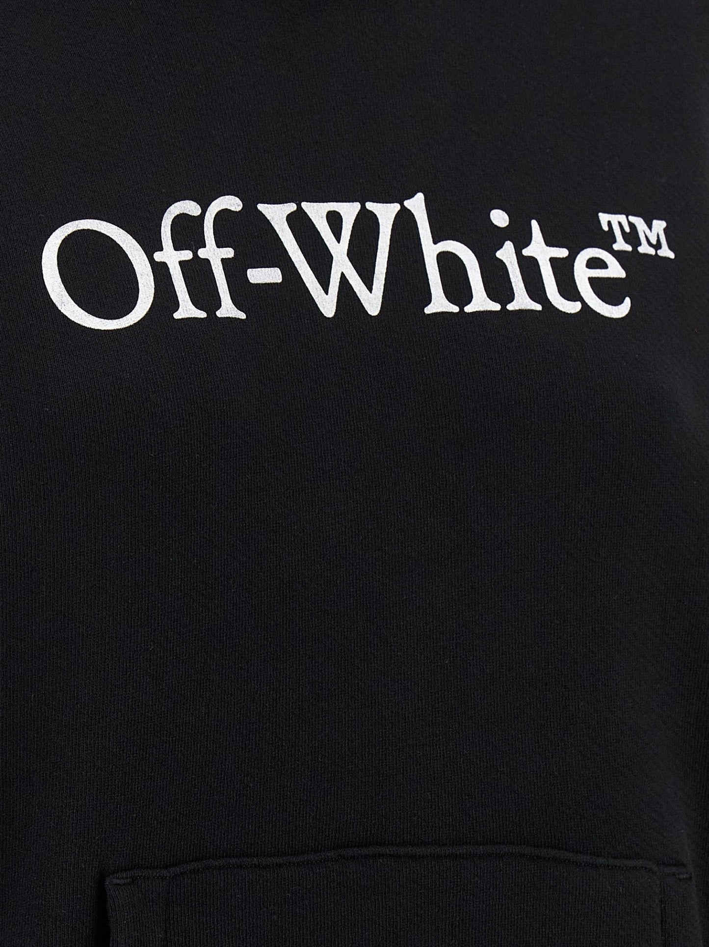 Off-White Bicolor Cotton Hoodie - HBPS Beauty & Fashion