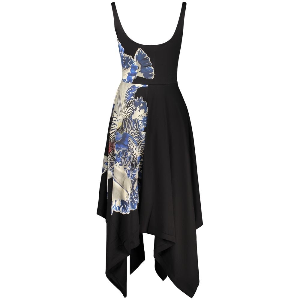 Robe longue Desigual femme Orchid Lacroix en coton noir – DE-47159 - HBPS Beauty & Fashion