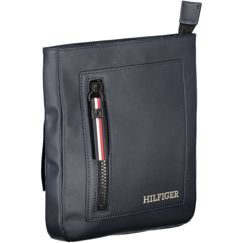 Sac Bandoulière Tommy Hilfiger Homme Navy Bleu Marine – Polyuréthane, Bandoulière Réglable, Détails Contrastants & Logo TH – Authentique | HBPS Fashion - HBPS Beauty & Fashion