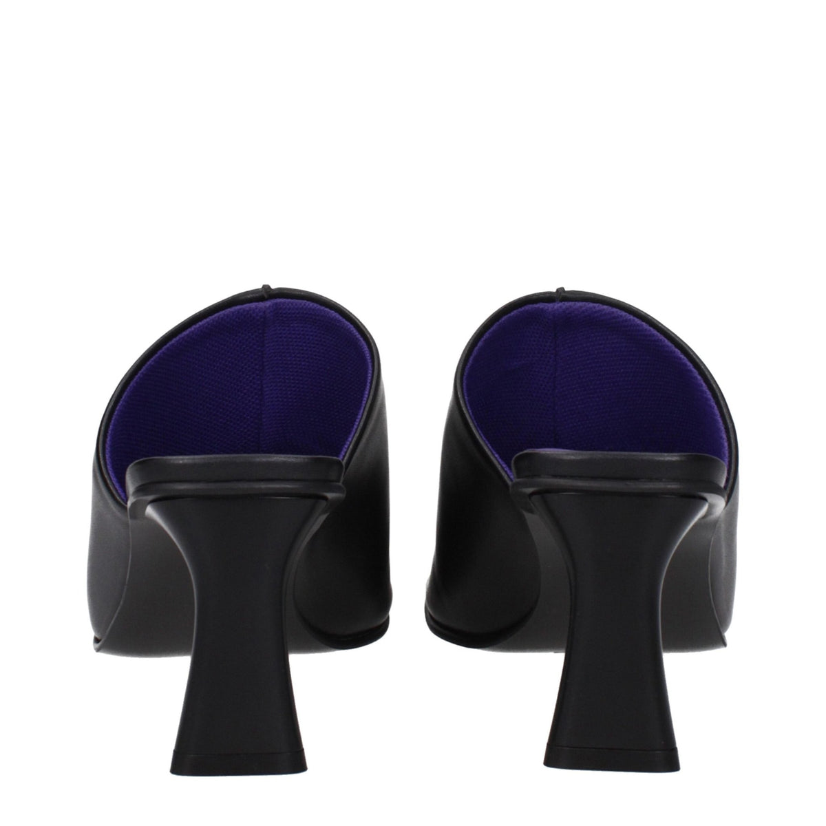 Stella McCartney Black Leather Stiletto Heel Sandals - HBPS Beauty & Fashion