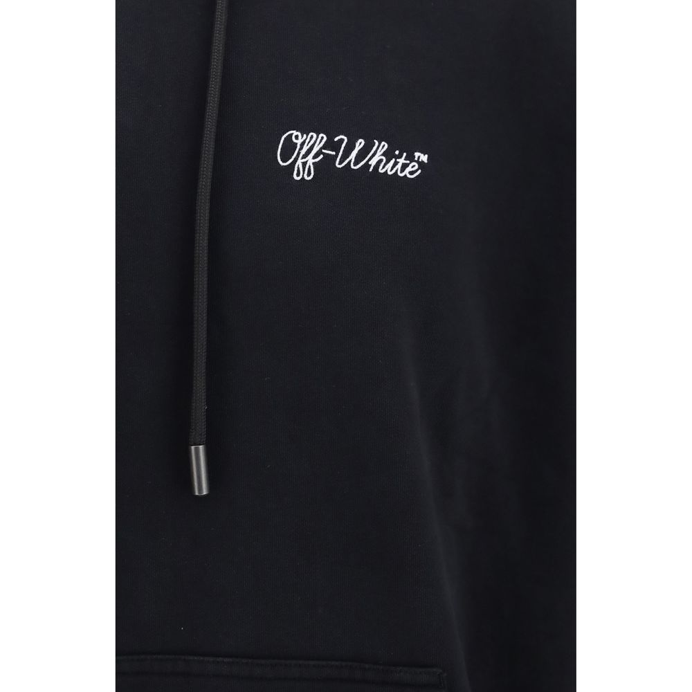 Sweat à capuche Off-White homme Script Logo Skate en coton noir – OF-OMBB085F26FLE00U00001 - HBPS Beauty & Fashion