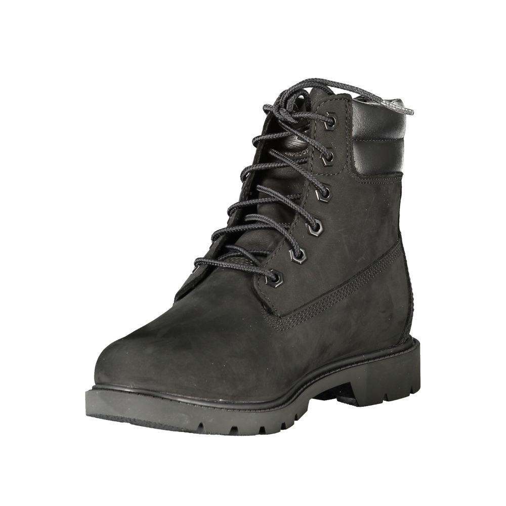 Timberland Black Leather Women Ankle Boot - HBPS Beauty & Fashion