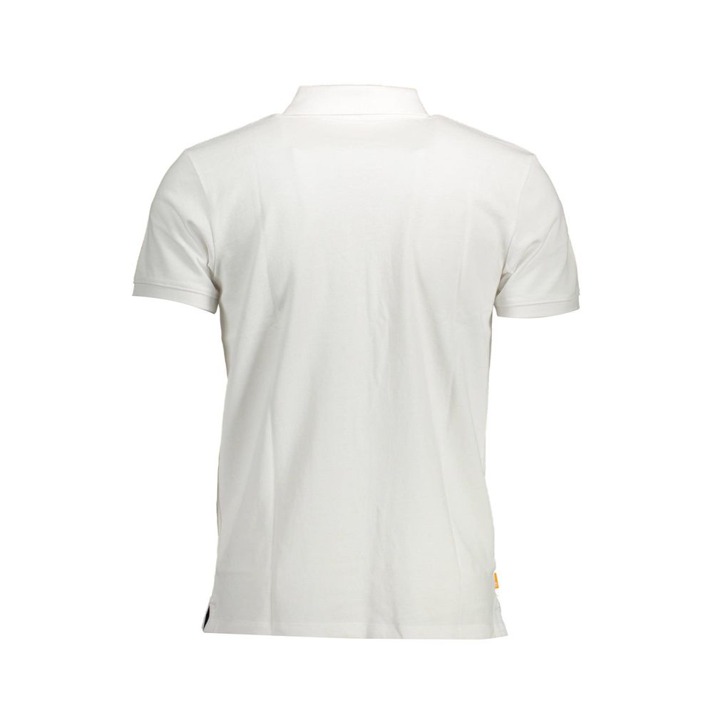Timberland White Cotton Men Polo Shirt - HBPS Beauty & Fashion