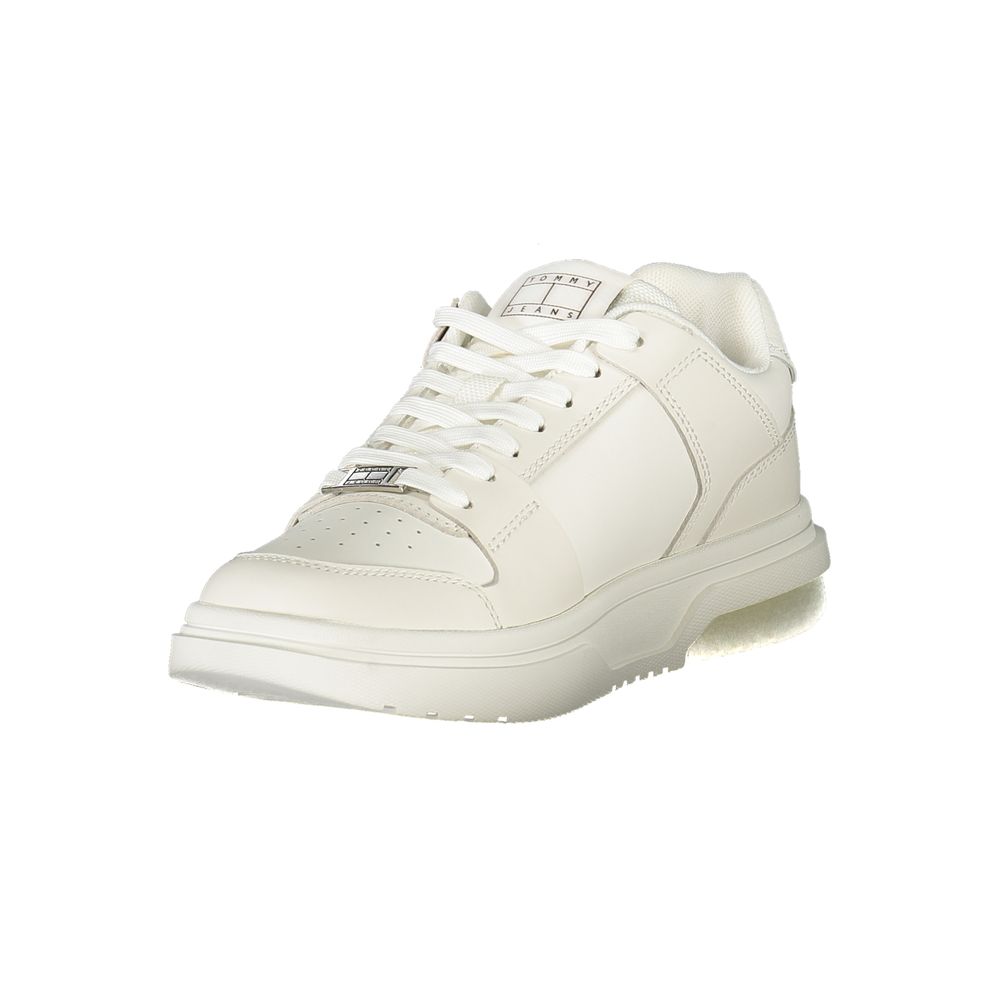 Tommy Hilfiger Bianco Polyurethane Women Sneaker - HBPS Beauty & Fashion