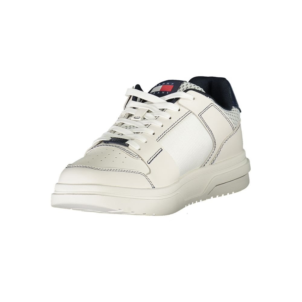 Tommy Hilfiger Blue Polyurethane Men Sneaker - HBPS Beauty & Fashion