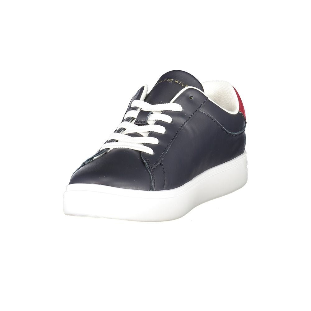 Tommy Hilfiger Blue Polyurethane Women Sneaker - HBPS Beauty & Fashion