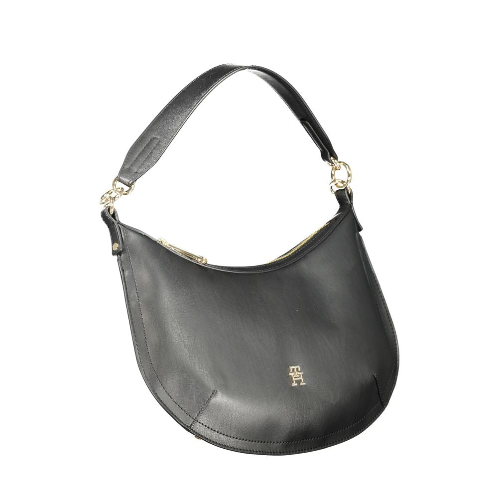 Tommy Hilfiger Nero Poliuretano Women Handbag - HBPS Beauty & Fashion