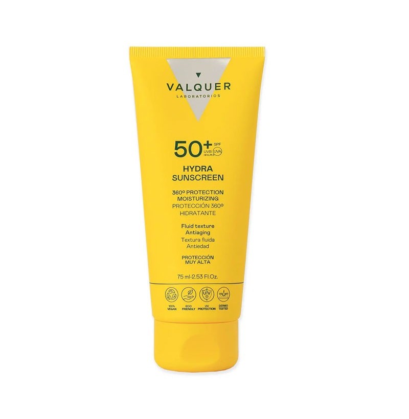 Valquer Protection Visage SPF50+ Hydra Solaire 75 ML