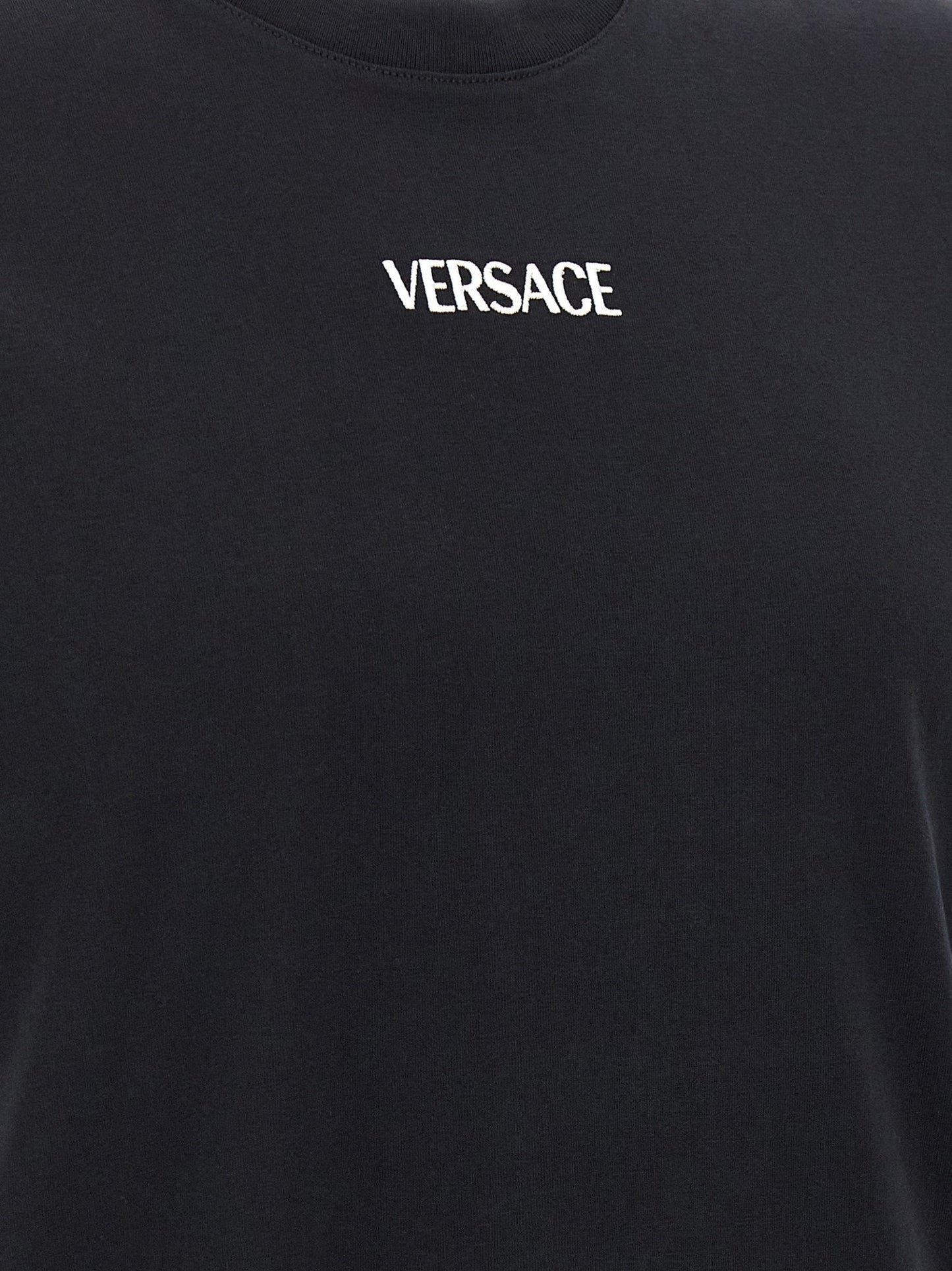Versace Black Cotton T-Shirt - HBPS Beauty & Fashion