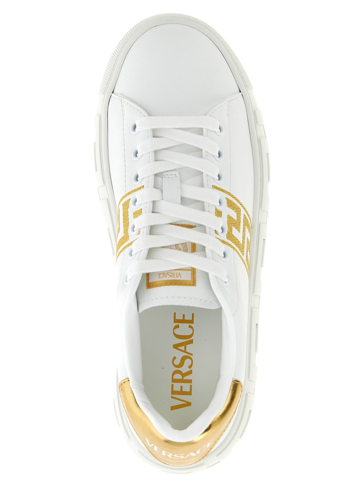 Versace Gold Nylon Platform Sneakers - HBPS Beauty & Fashion