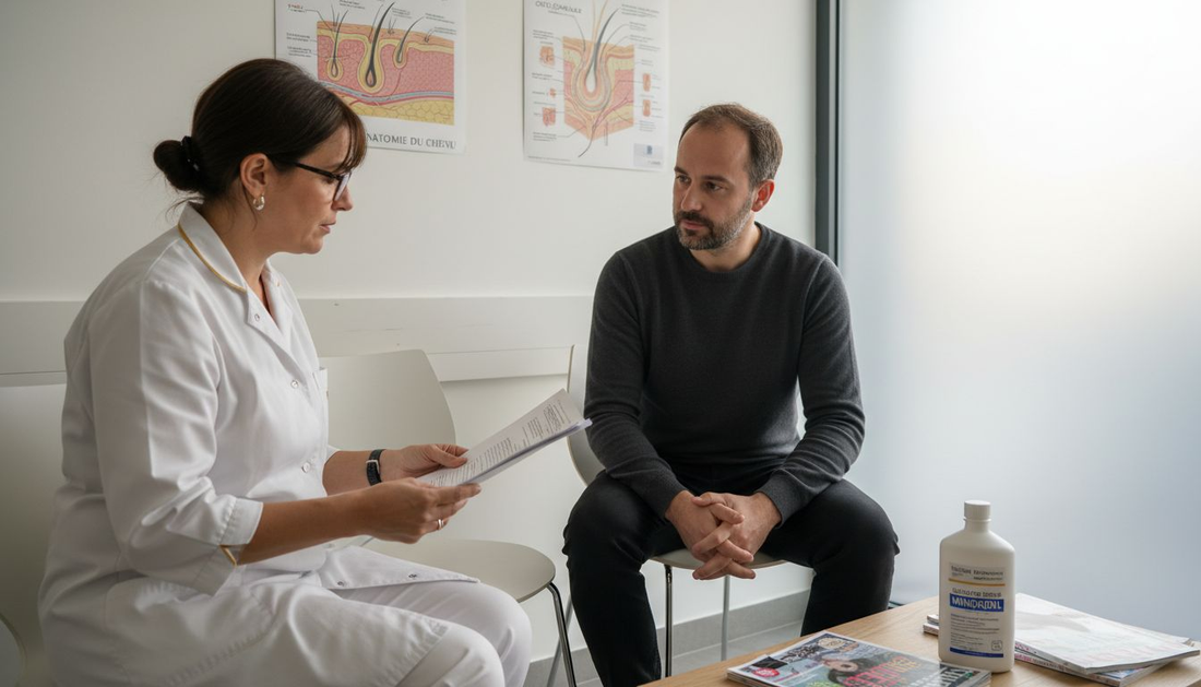 Prendre rendez-vous avec un spécialiste pour traiter la perte de cheveux