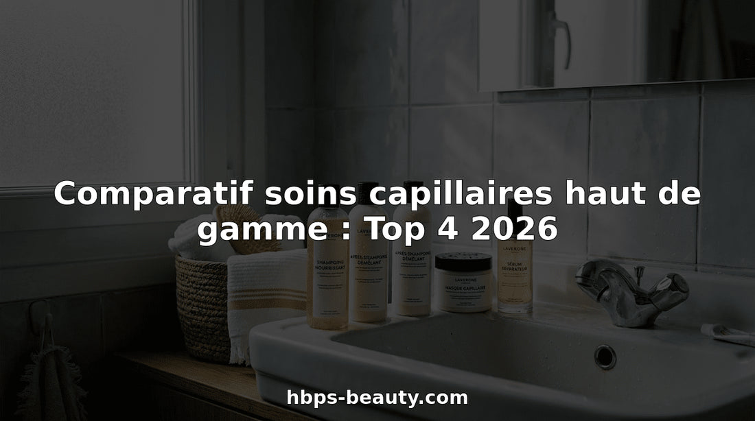 Comparatif soins capillaires haut de gamme : Top 4 2026 - HBPS Beauty & Fashion