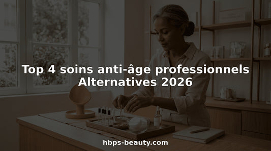 Top 4 soins anti-âge professionnels Alternatives 2026 - HBPS Beauty & Fashion