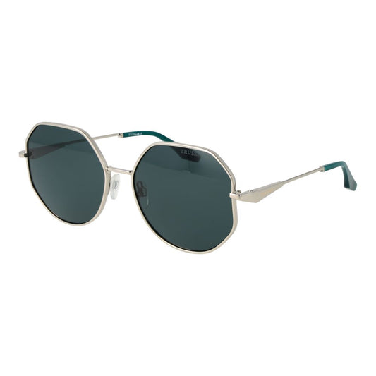 Lunettes de soleil Trussardi femme en métal argenté – TR-1064267
