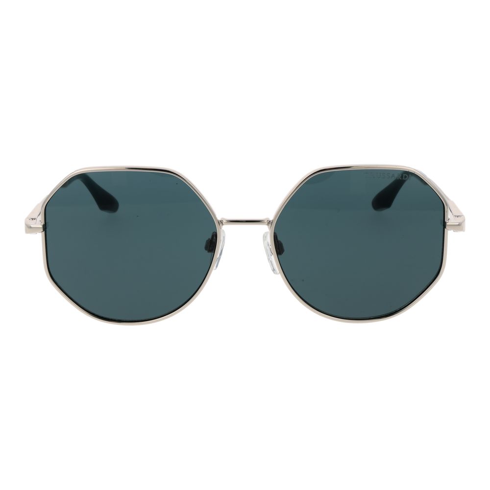 Lunettes de soleil Trussardi femme en métal argenté – TR-1064267
