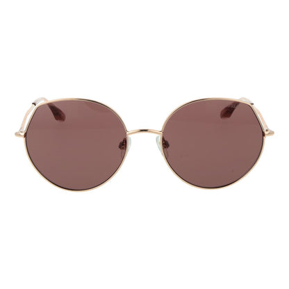 Lunettes de soleil Trussardi femme en métal doré – TR-1064273