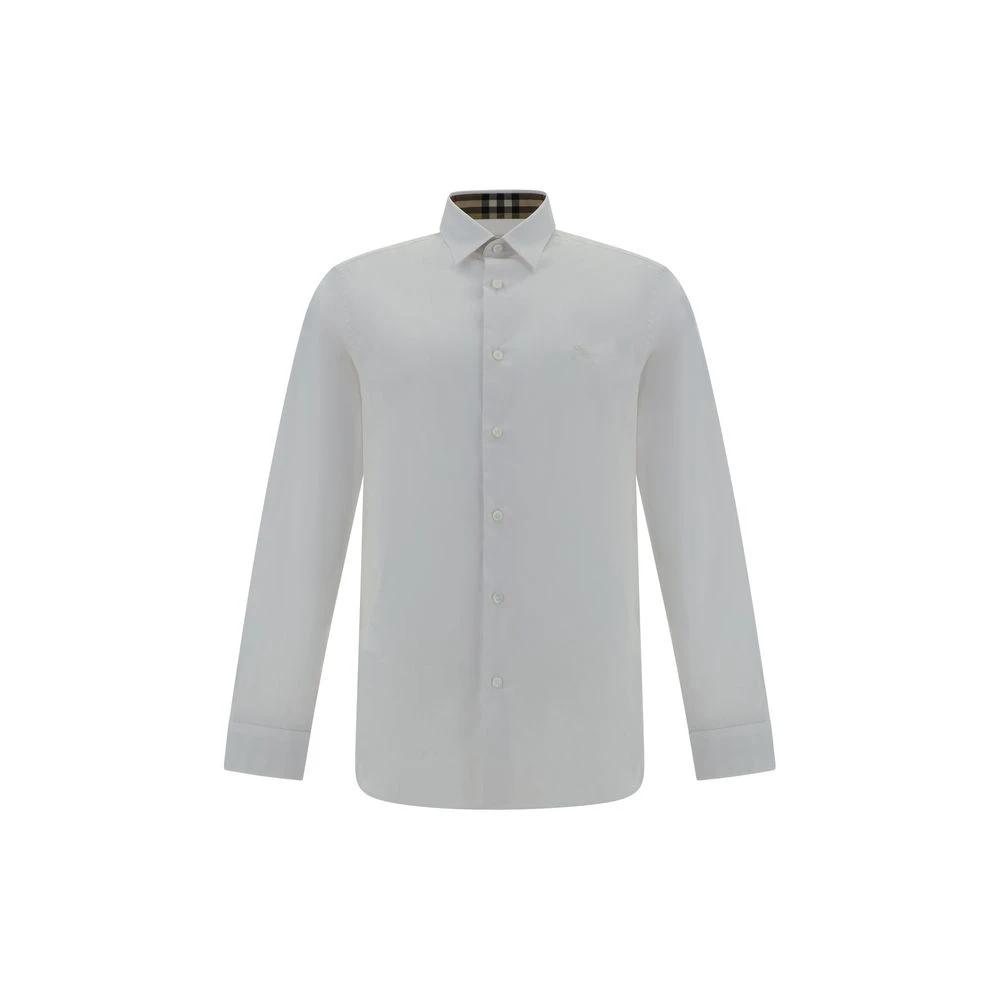 Burberry White Elastane Dress Shirt by Burberry
