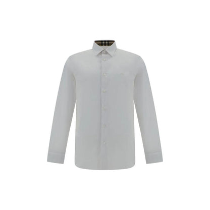 Burberry White Elastane Dress Shirt by Burberry