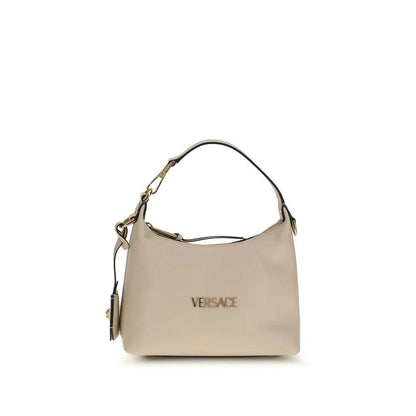 Versace Beige Calf Leather Bos Taurus Handbag by Versace