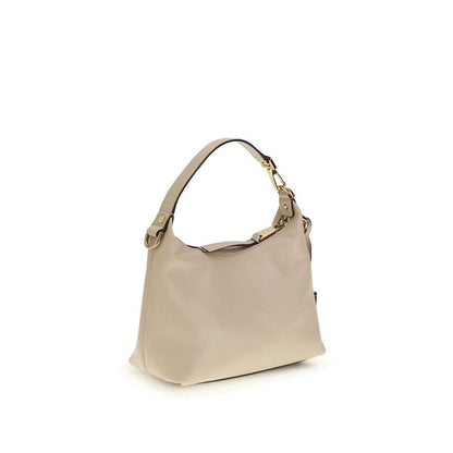 Versace Beige Calf Leather Bos Taurus Handbag by Versace