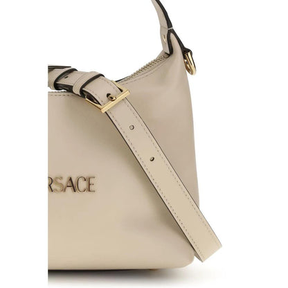 Versace Beige Calf Leather Bos Taurus Handbag by Versace