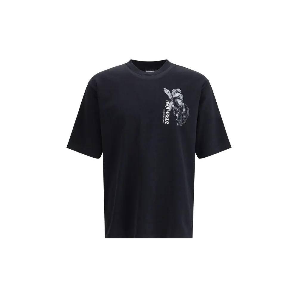 Dsquared² Black Cotton T-Shirt by Dsquared²