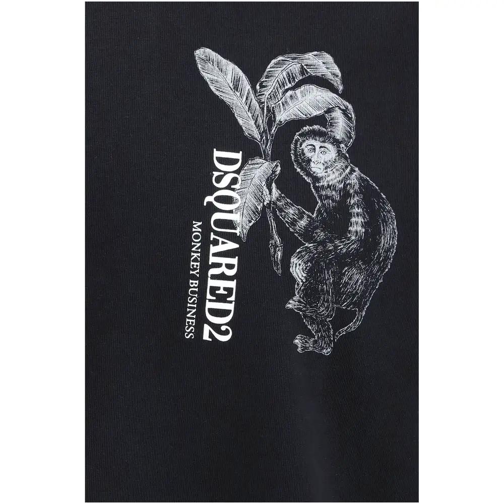 Dsquared² Black Cotton T-Shirt by Dsquared²