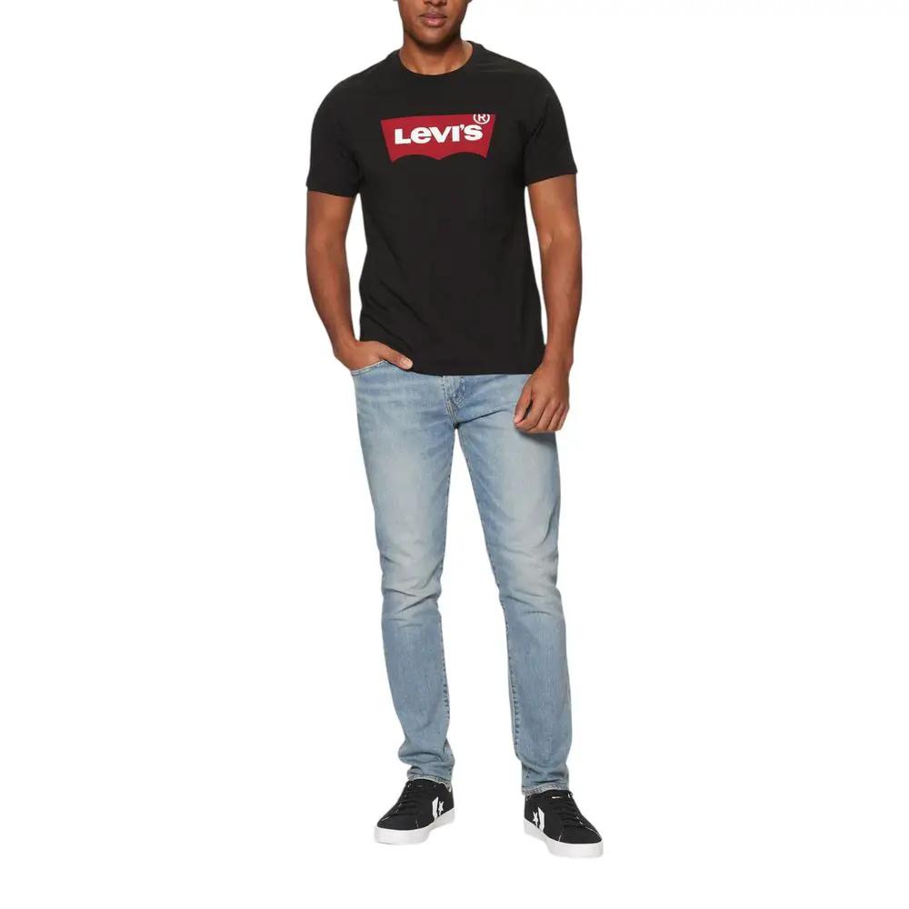 Levi's Black Cotton T-Shirt by Levi's