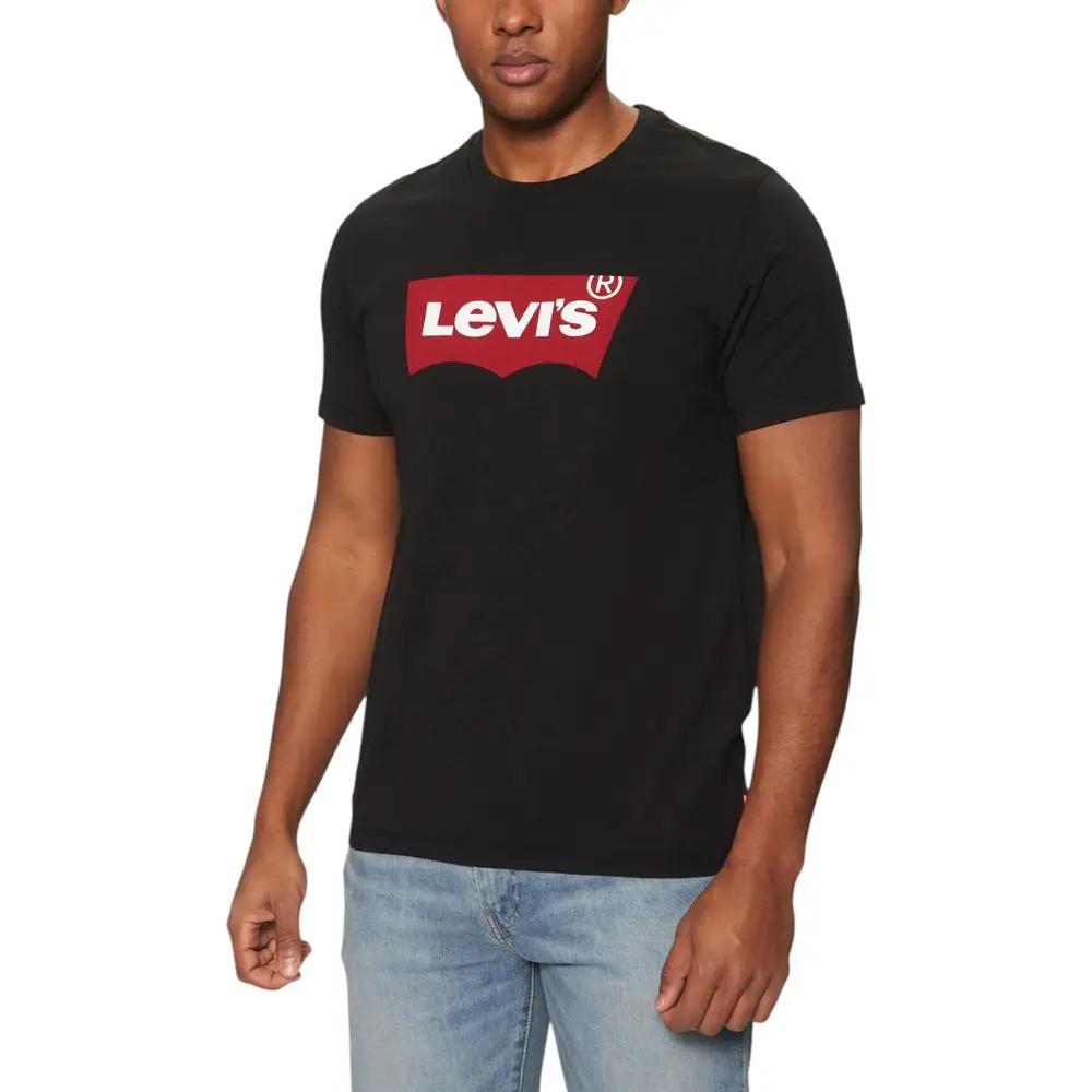 Levi's Black Cotton T-Shirt by Levi's