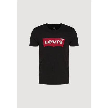 Levi's Black Cotton T-Shirt by Levi's