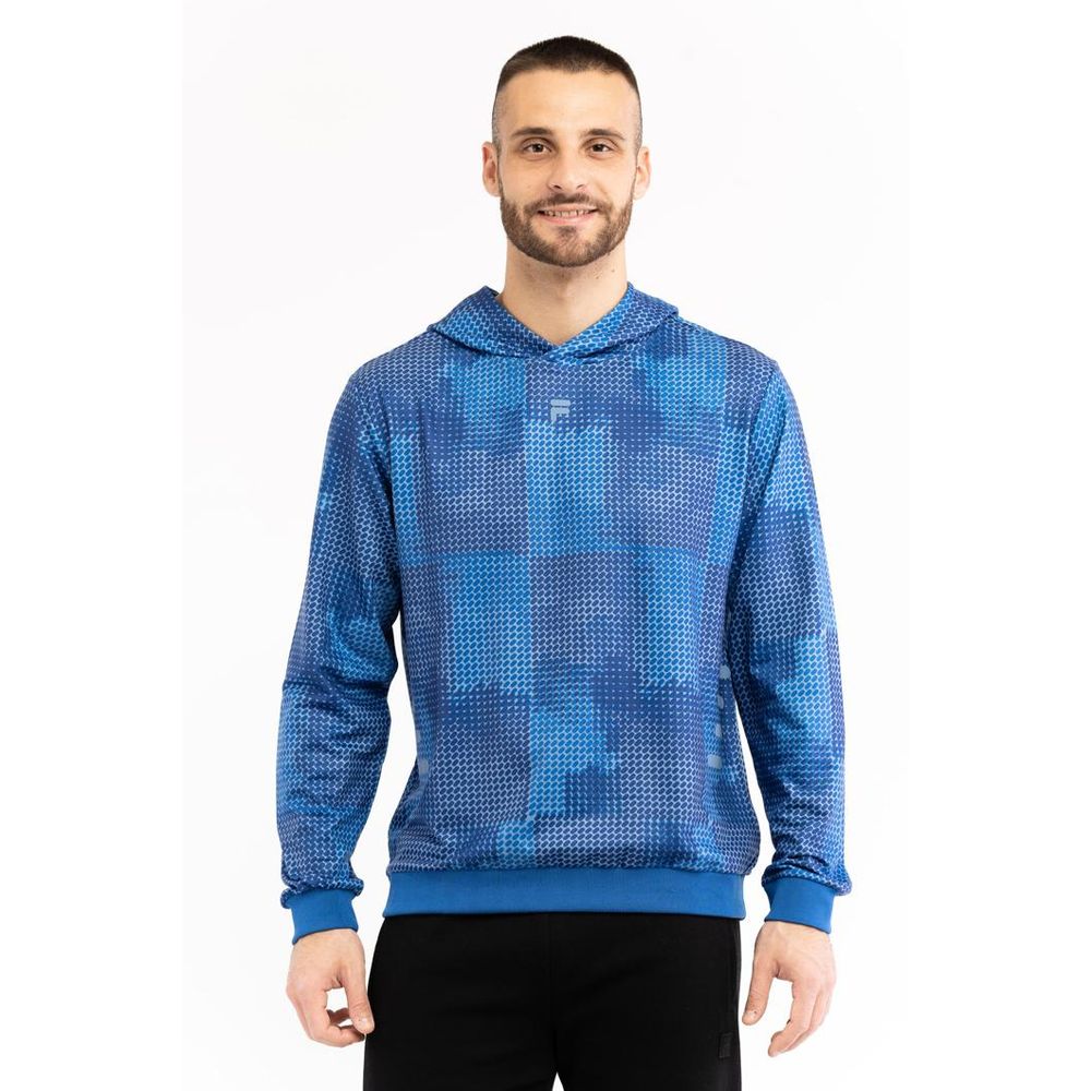 Sweat-shirt Fila homme camouflage en polyester bleu – FI-FAM0290