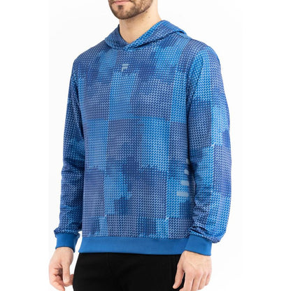 Sweat-shirt Fila homme camouflage en polyester bleu – FI-FAM0290